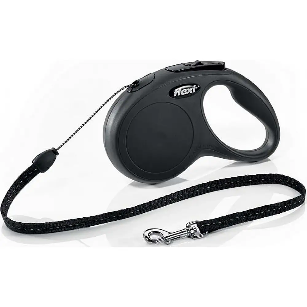 Πτυσσόμενο Λουρί/Οδηγός Σκύλου Ιμάντας 5m έως 12kg S Μαύρο 4000498022528 Flexi