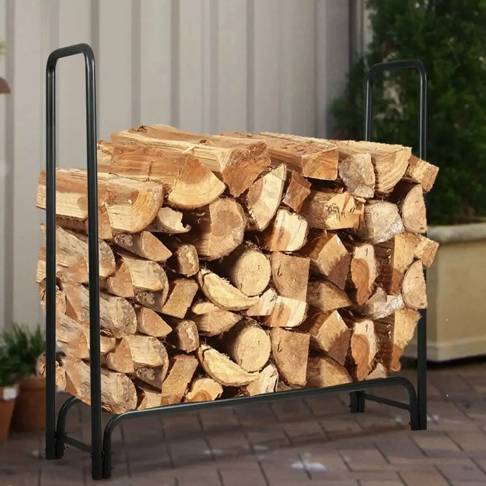 BAKAJI  Μεταλλική Βάση Αποθήκευσης Ξύλων για  Εσωτερική Χρήση 120x120x35  02836036