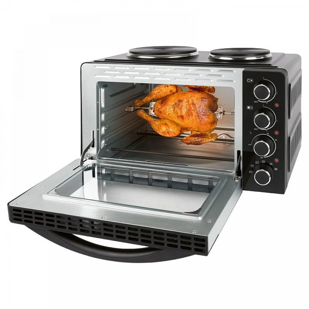 Ηλεκτρικό Φουρνάκι 28L 3100W με 2 Εστίες Μαγειρέματος KK6059CB Bomann Ηλεκτρικό Φουρνάκι 28L 3100W με 2 Εστίες Μαγειρέματος KK6059CB Bomann