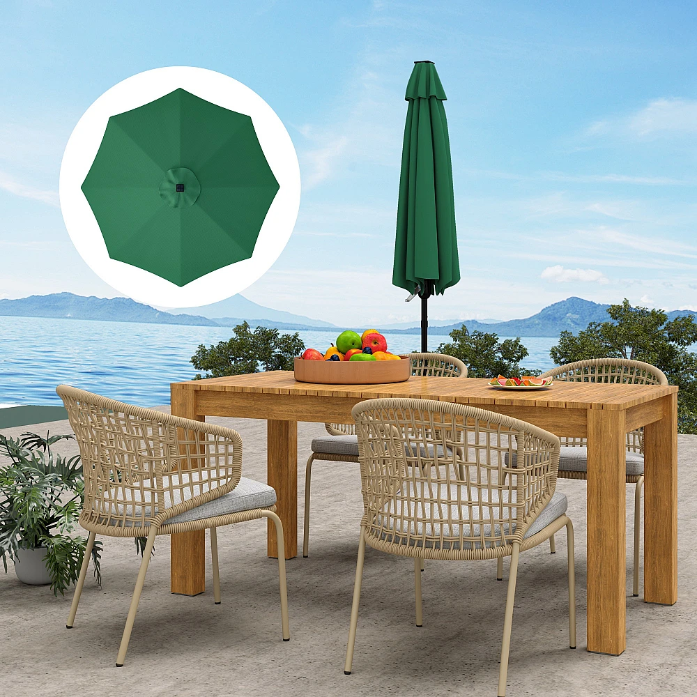 Outsunny Ανταλλακτικό Κάλυμμα για Ομπρέλα 3 μ με 8 Ακτίνες, Πολυεστέρας Αντι-UV 50+, Πράσινο 84D-424V00GN Outsunny Ανταλλακτικό Κάλυμμα για Ομπρέλα 3 μ με 8 Ακτίνες, Πολυεστέρας Αντι-UV 50+, Πράσινο 84D-424V00GN