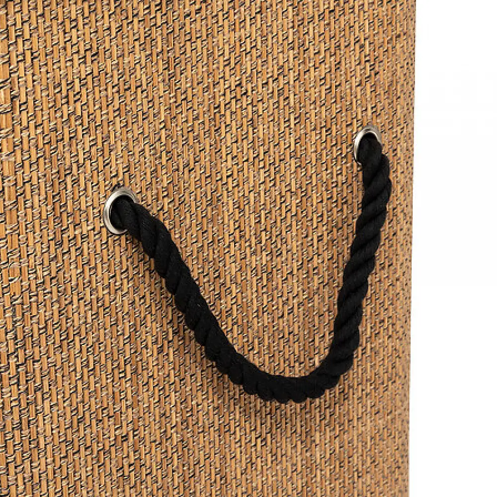 Καλάθι Απλύτων 100L από Φυσικό Bamboo 52 x 32 x 63 cm 204976 5Five Simply Smart