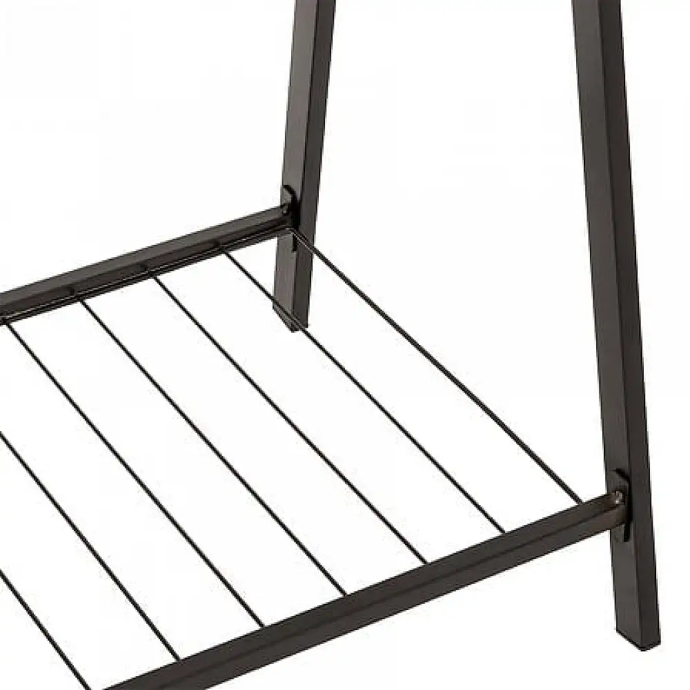 Διπλή Μεταλλική Κρεμάστρα Ρούχων 98 x 43,5 x 145 cm Μαύρο 205530 5Five Simply Smart