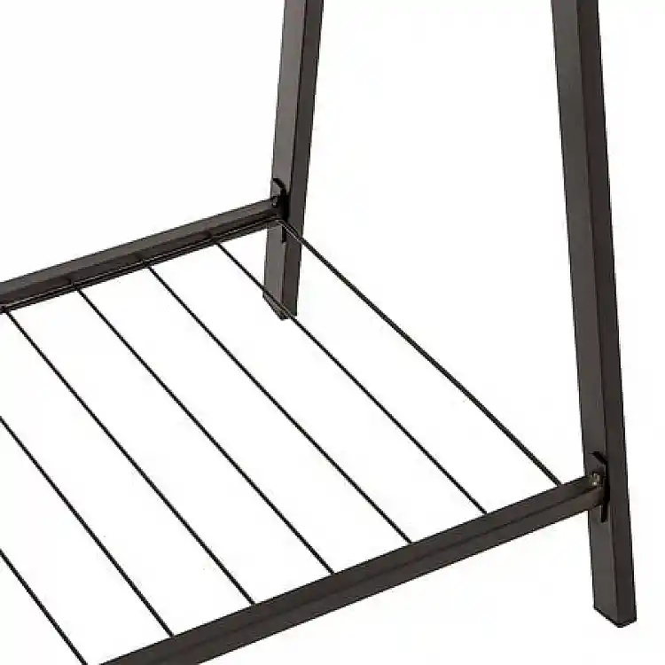 Διπλή Μεταλλική Κρεμάστρα Ρούχων 98 x 43,5 x 145 cm Μαύρο 205530 5Five Simply Smart