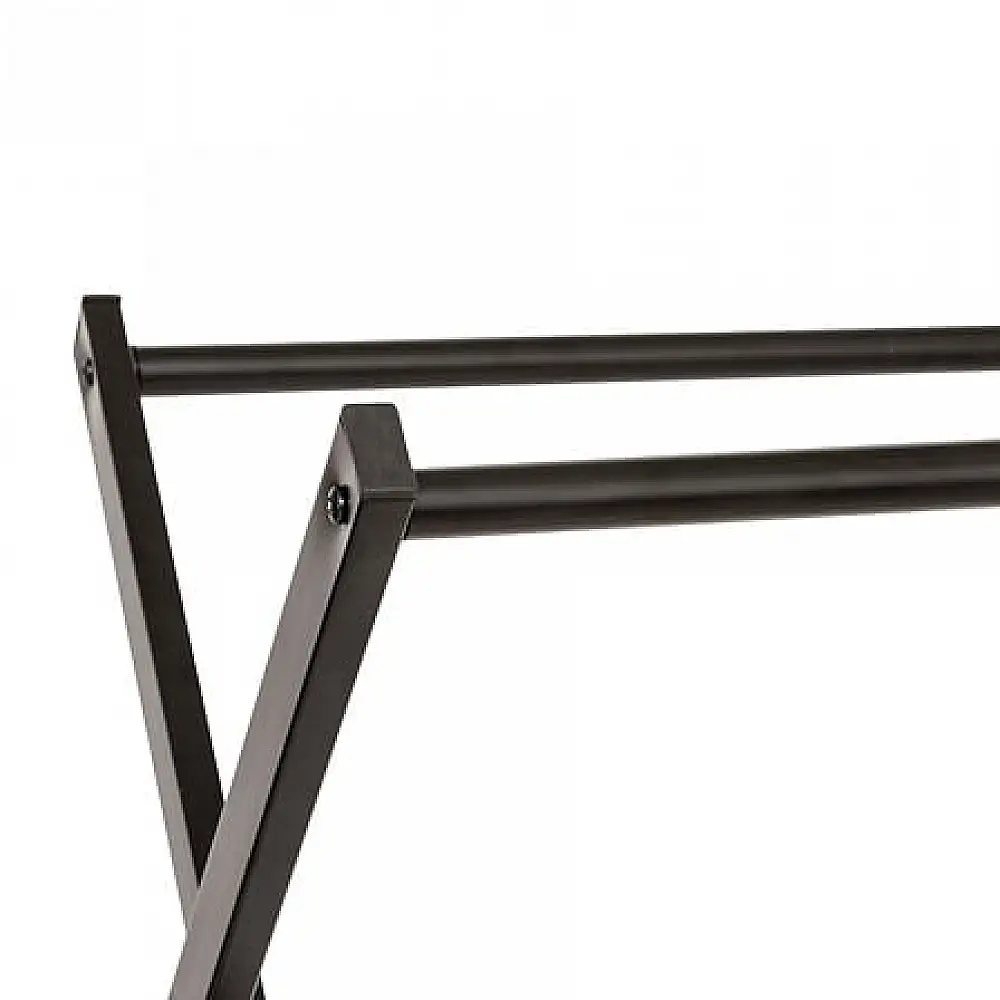 Διπλή Μεταλλική Κρεμάστρα Ρούχων 98 x 43,5 x 145 cm Μαύρο 205530 5Five Simply Smart