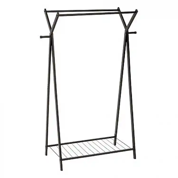 Διπλή Μεταλλική Κρεμάστρα Ρούχων 98 x 43,5 x 145 cm Μαύρο 205530 5Five Simply Smart