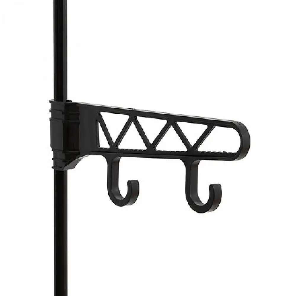 Κρεμάστρα Ρούχων με Ράφια 86 x 44 x 160 cm Μαύρο 205587 5Five Simply Smart