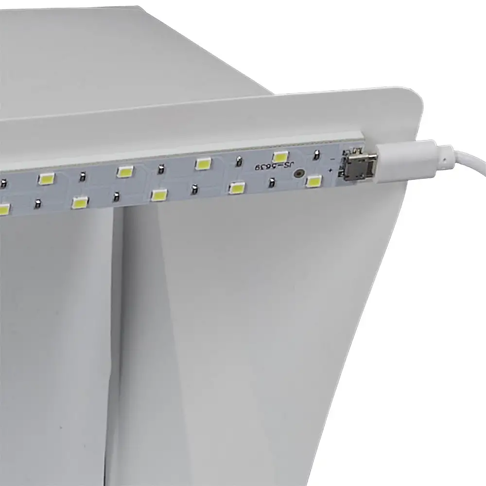 Πτυσσόμενο Φωτογραφικό Studio Box 40x40x40 cm Λευκό HT2070 BeMix