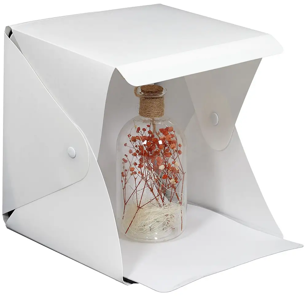 Πτυσσόμενο Φωτογραφικό Studio Box 40x40x40 cm Λευκό HT2070 BeMix
