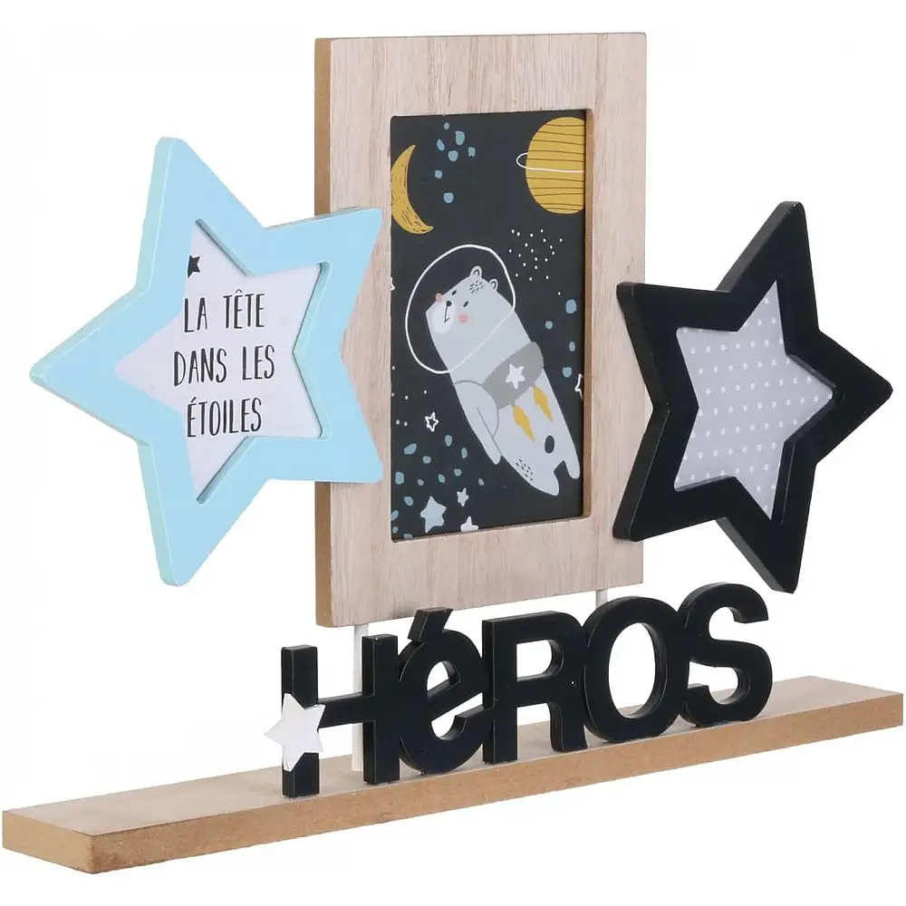 Παιδική Κορνίζα για 3 Φωτογραφίες 38 x 5 x 25 cm HD2361 Home Deco Kids