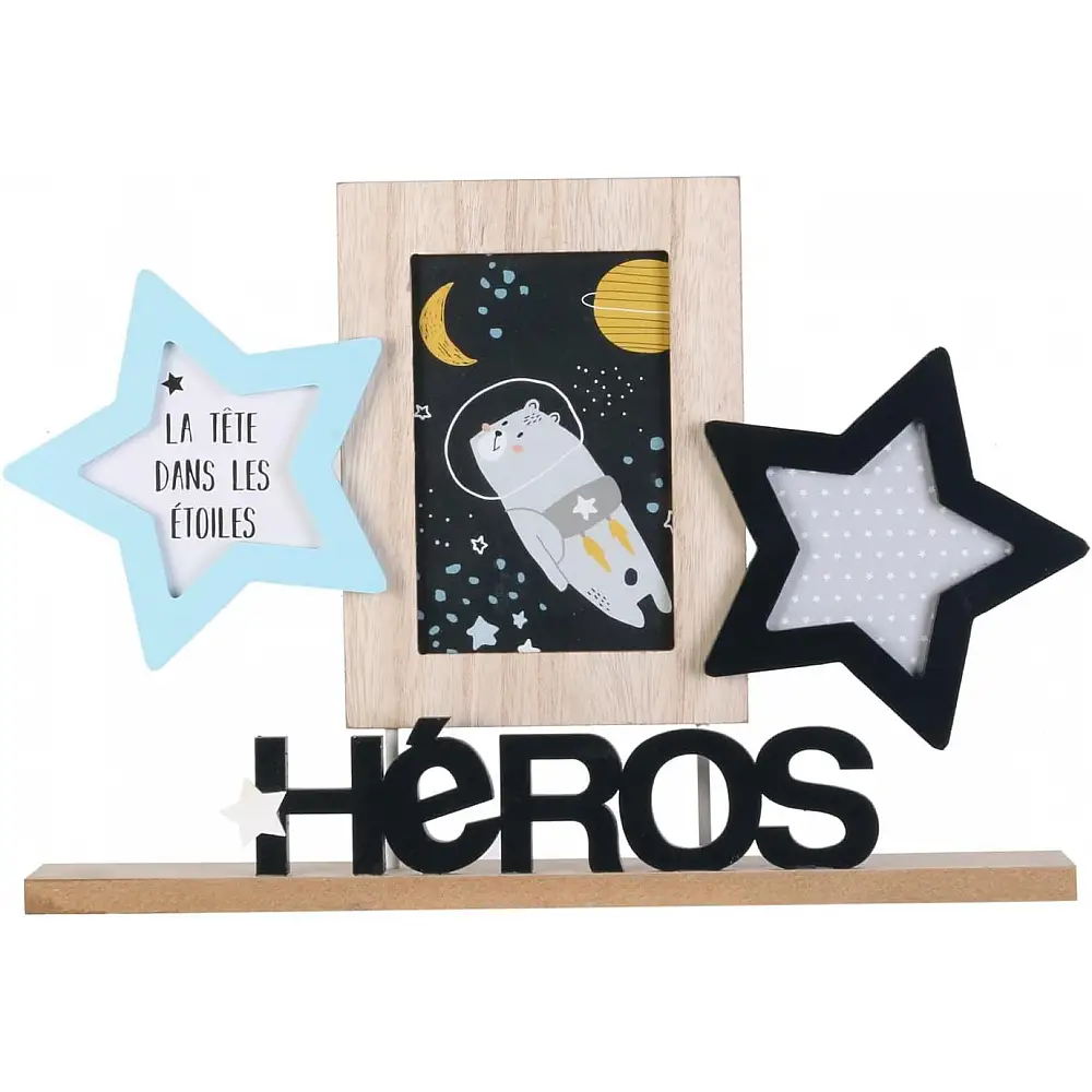 Παιδική Κορνίζα για 3 Φωτογραφίες 38 x 5 x 25 cm HD2361 Home Deco Kids