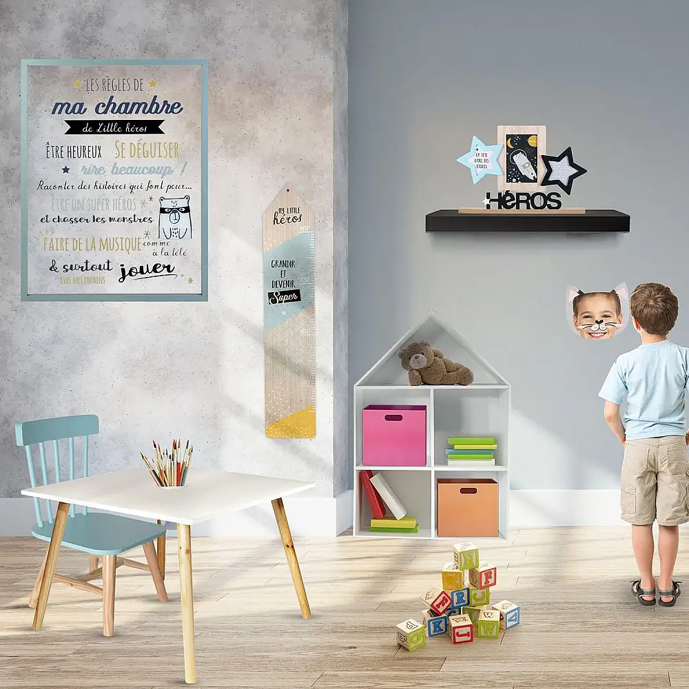 Παιδική Κορνίζα για 3 Φωτογραφίες 38 x 5 x 25 cm HD2361 Home Deco Kids