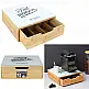Συρτάρι - Διοργανωτής για Κάψουλες Καφέ Ξύλο & Γυαλί 10 x 30 x 30 cm KA5953 Home Deco Factory