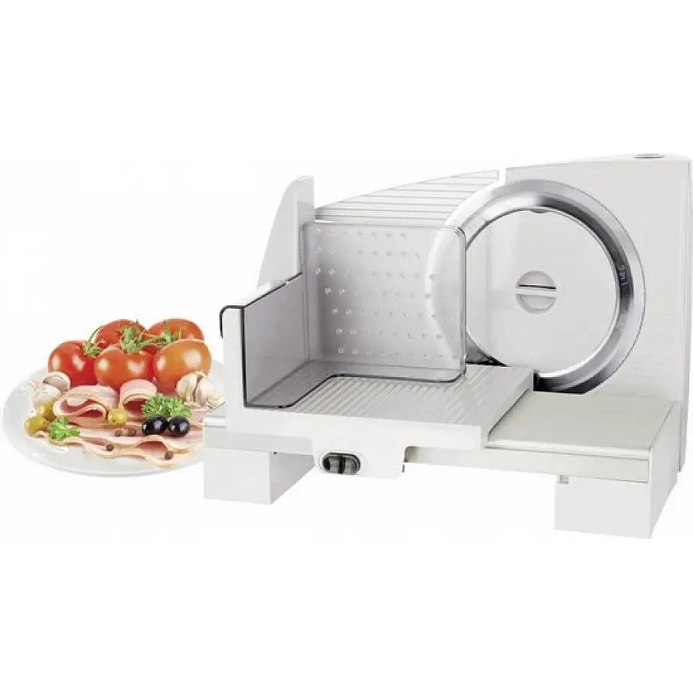 Ηλεκτρική Μηχανή Κοπής Αλλαντικών - Τυριών και Ψωμιού Ρύθμιση Κοπής έως 15mm 110W MS-125001  Emerio