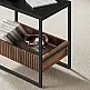 Βοηθητικό Τραπεζάκι 55x35x55cm Μαύρο LET820B43 VASAGLE