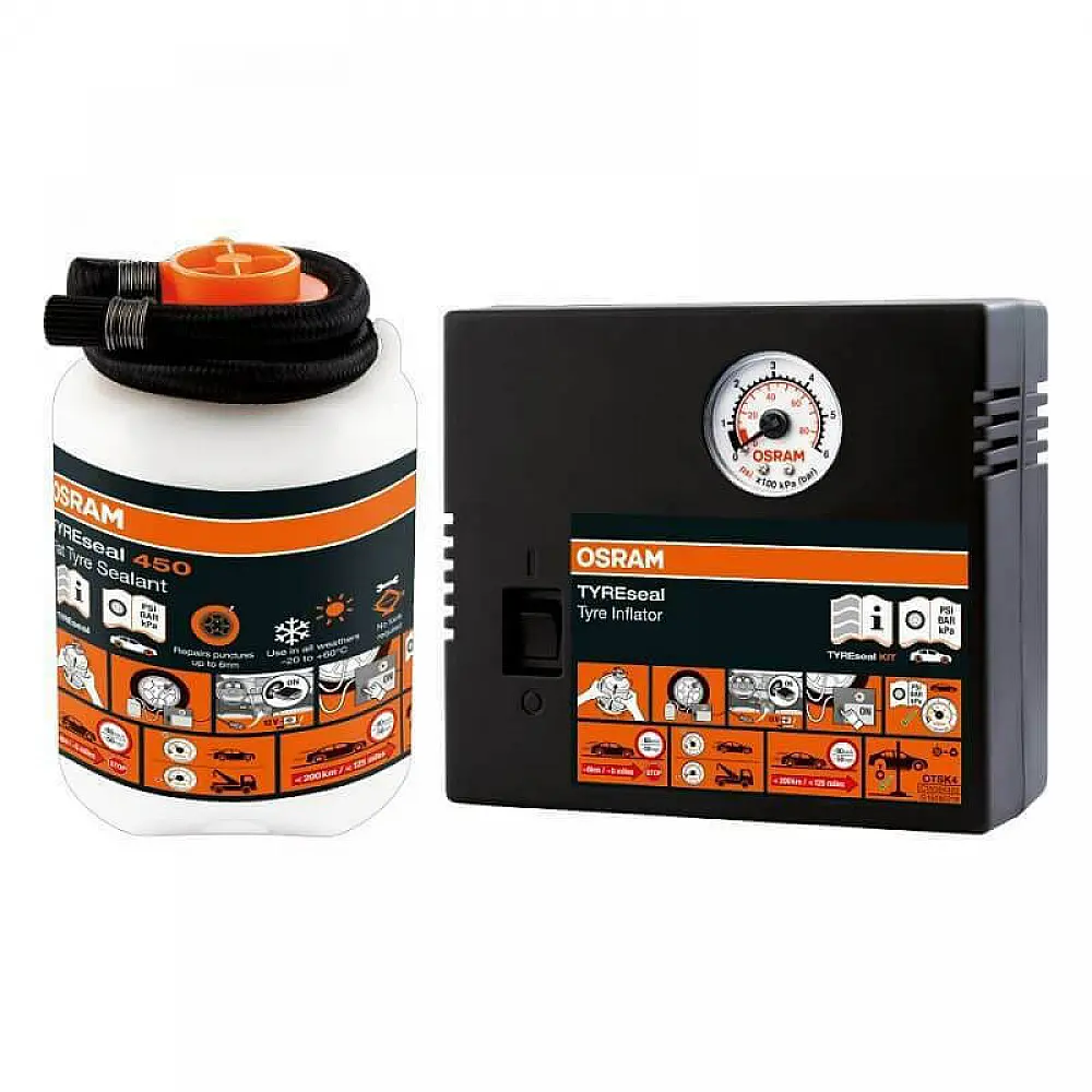 Κιτ Επισκευής Ελαστικών με Σφραγιστικό 450ml OTSK4 OSRAM