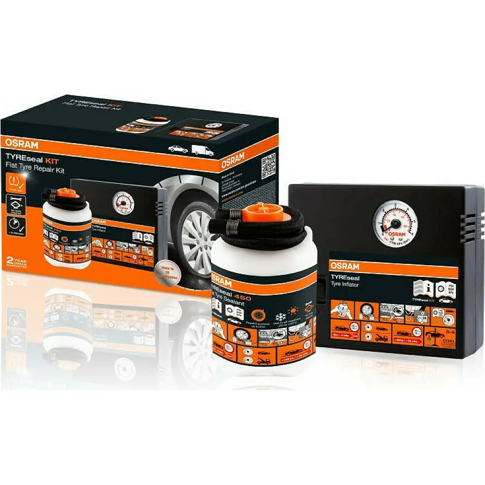 Κιτ Επισκευής Ελαστικών με Σφραγιστικό 450ml OTSK4 OSRAM