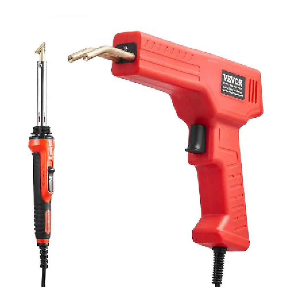 VEVOR Σετ Πλαστικής Συγκόλλησης 100W με Πιστόλι & Σίδερο, 1000 Συνδετήρες & 60 Ράβδοι SLHJHQDLBTJCSDHAGV2
