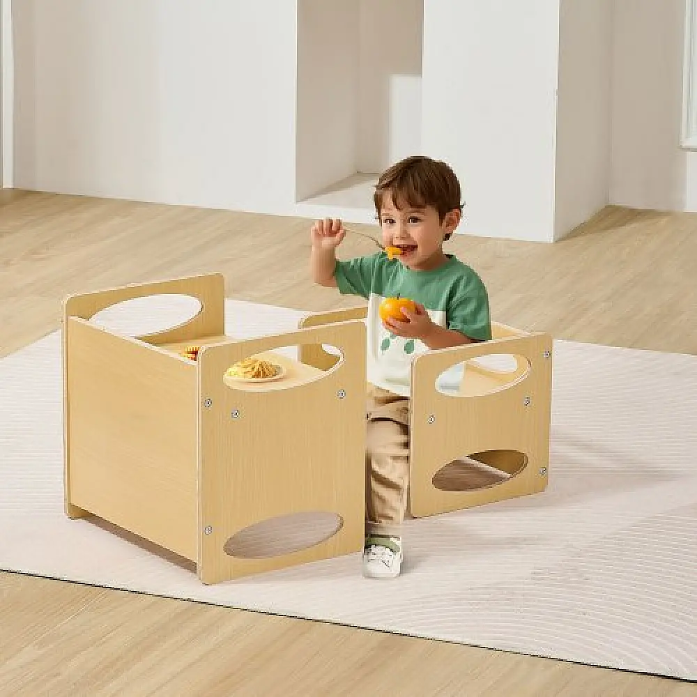 VEVOR Σετ Τραπεζιού και Καρέκλας Montessori για Παιδιά από Ξύλο ETDNZY1513216DOMUV0 VEVOR Σετ Τραπεζιού και Καρέκλας Montessori για Παιδιά από Ξύλο ETDNZY1513216DOMUV0