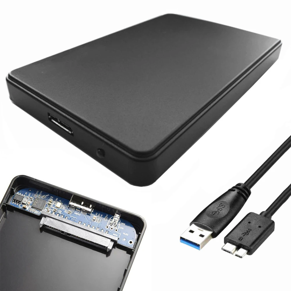 Εξωτερική Θήκη για Σκληρό Δίσκο ή SSD 2.5'' με Σύνδεση USB 3.0 & SATA – Μαύρο 5907451330401 Verk Group