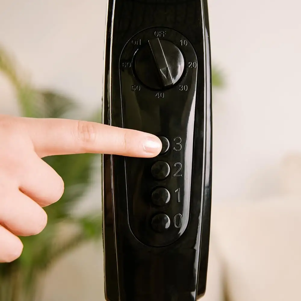 Ανεμιστήρας Δαπέδου 45W με 3 Ταχύτητες, Χρονοδιακόπτη 1 Ώρας και Ύψος έως 135 cm Μαύρο CEC-08299 Cecotec