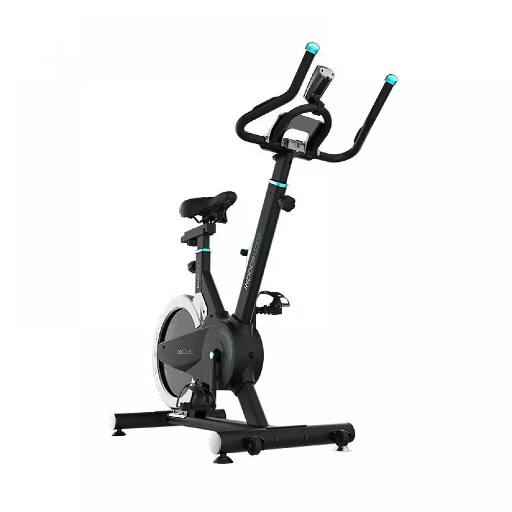Ποδήλατο Spinning με Τροχό Αδράνειας 13 Kg, Οθόνη LCD, Παλμογράφο και Ρυθμιζόμενο Σέλα DrumFit Indoor 13000 Race CEC-07241 Cecotec