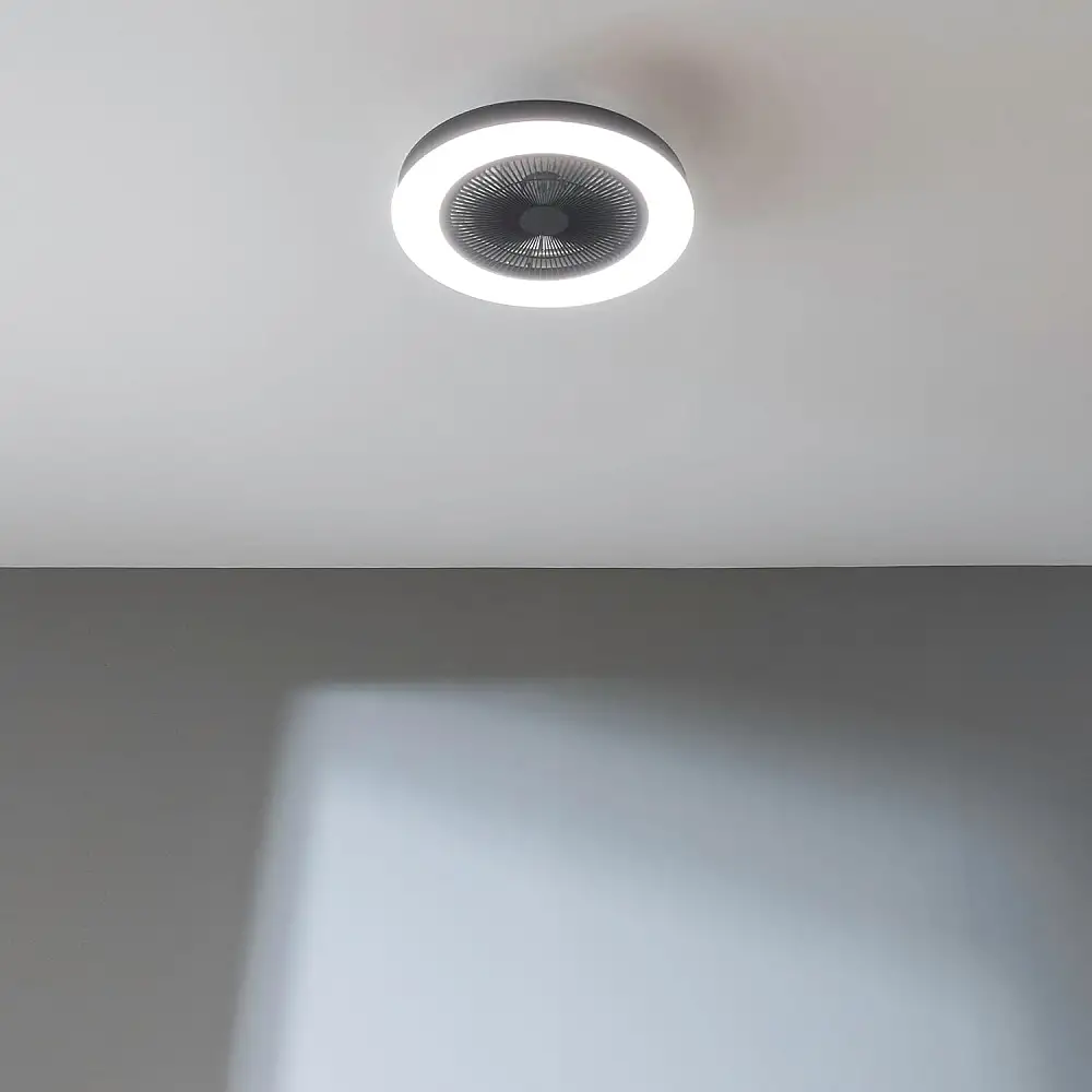 Ανεμιστήρας Οροφής με Φως LED και Χειριστήριο 20W EnergySilence LampAero 600 InsideBlack Μαύρο CEC-08649 Cecotec