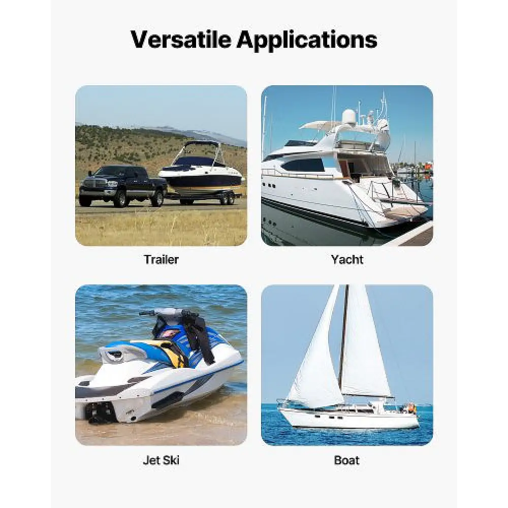 VEVOR Ιμάντες Δεσίματος με Καστάνια 2x2ft για Σκάφος (2 Τεμάχια) CYXJD2INCH2FW3U4LV0