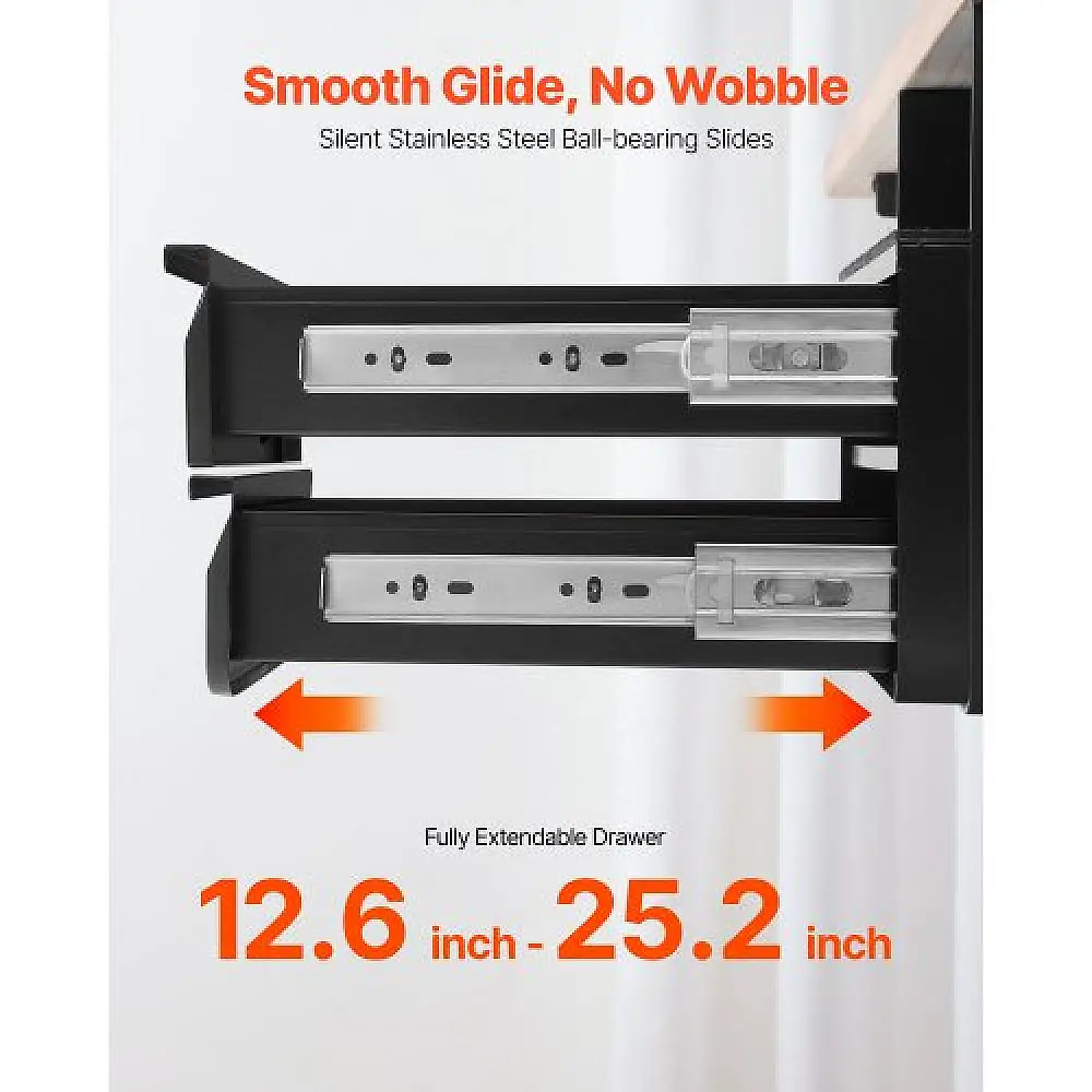 VEVOR Συρτάρι 33 cm Κλειδωμένο Οργανωτής Γραφείου GZTCTGCK13INQUZ7NV0