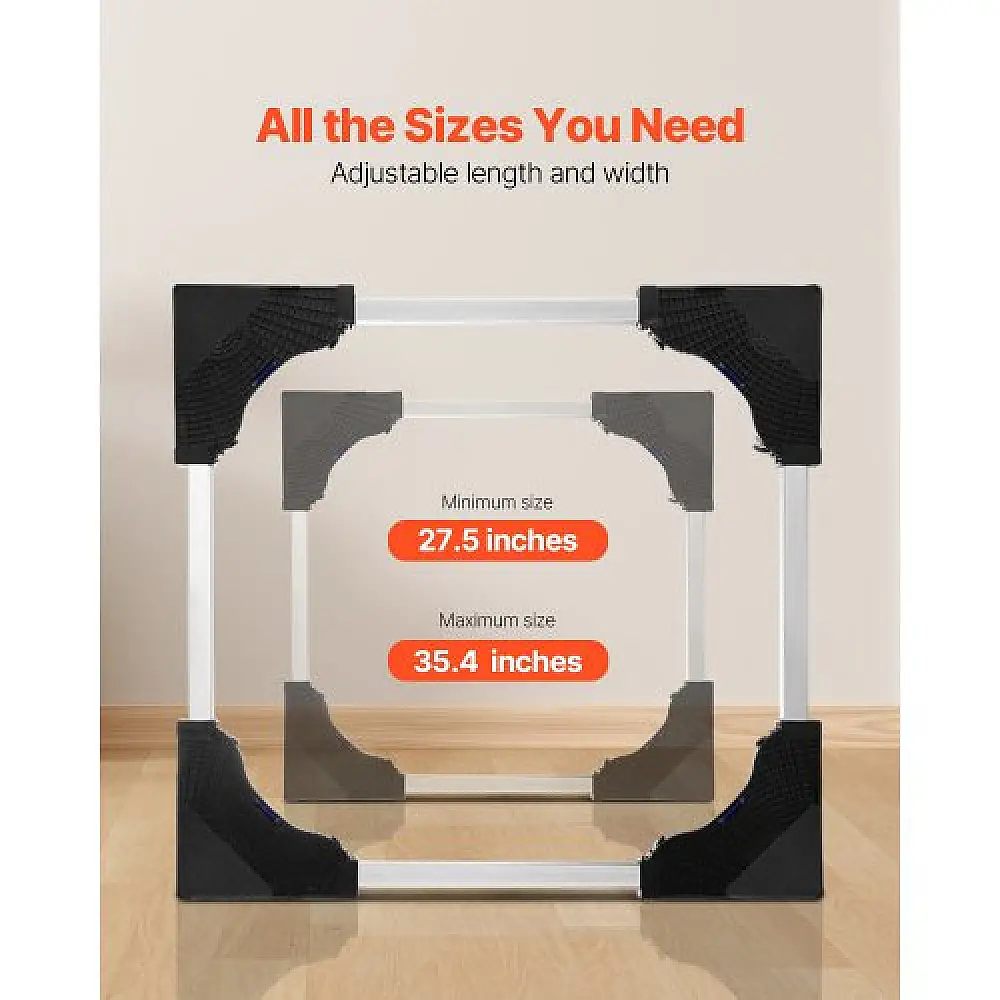 VEVOR Ρυθμιζόμενη Βάση Ψυγείου 1100 lb 27.5-35.4 Inch JJBYTCSJSLG2YEKPTV0