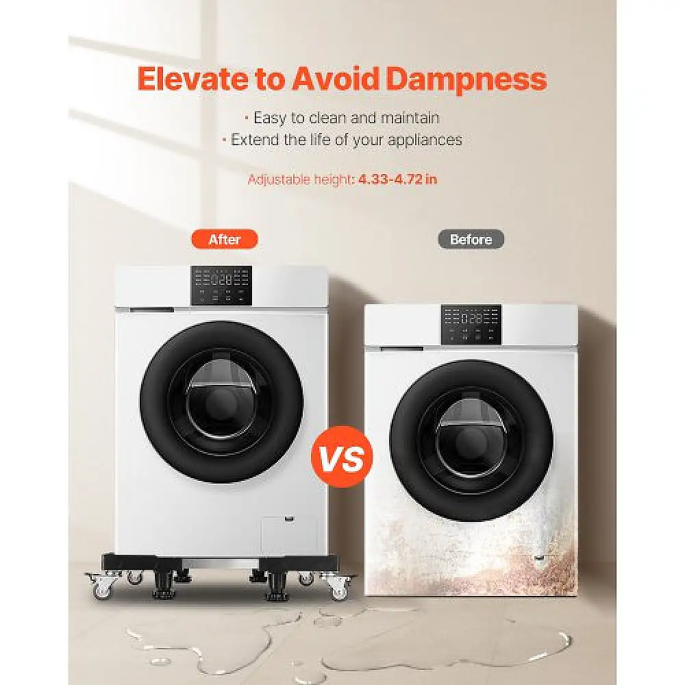 VEVOR Ρυθμιζόμενη Βάση Ψυγείου 1100 lb 27.5-35.4 Inch JJBYTCSJSLG2YEKPTV0