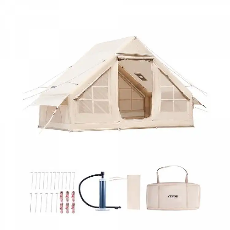 VEVOR Φουσκωτή Σκηνή Glamping 3-5 Ατόμων με Αντλία Εύκολη Στήσιμο KJZP321MCQWZILCOXV0