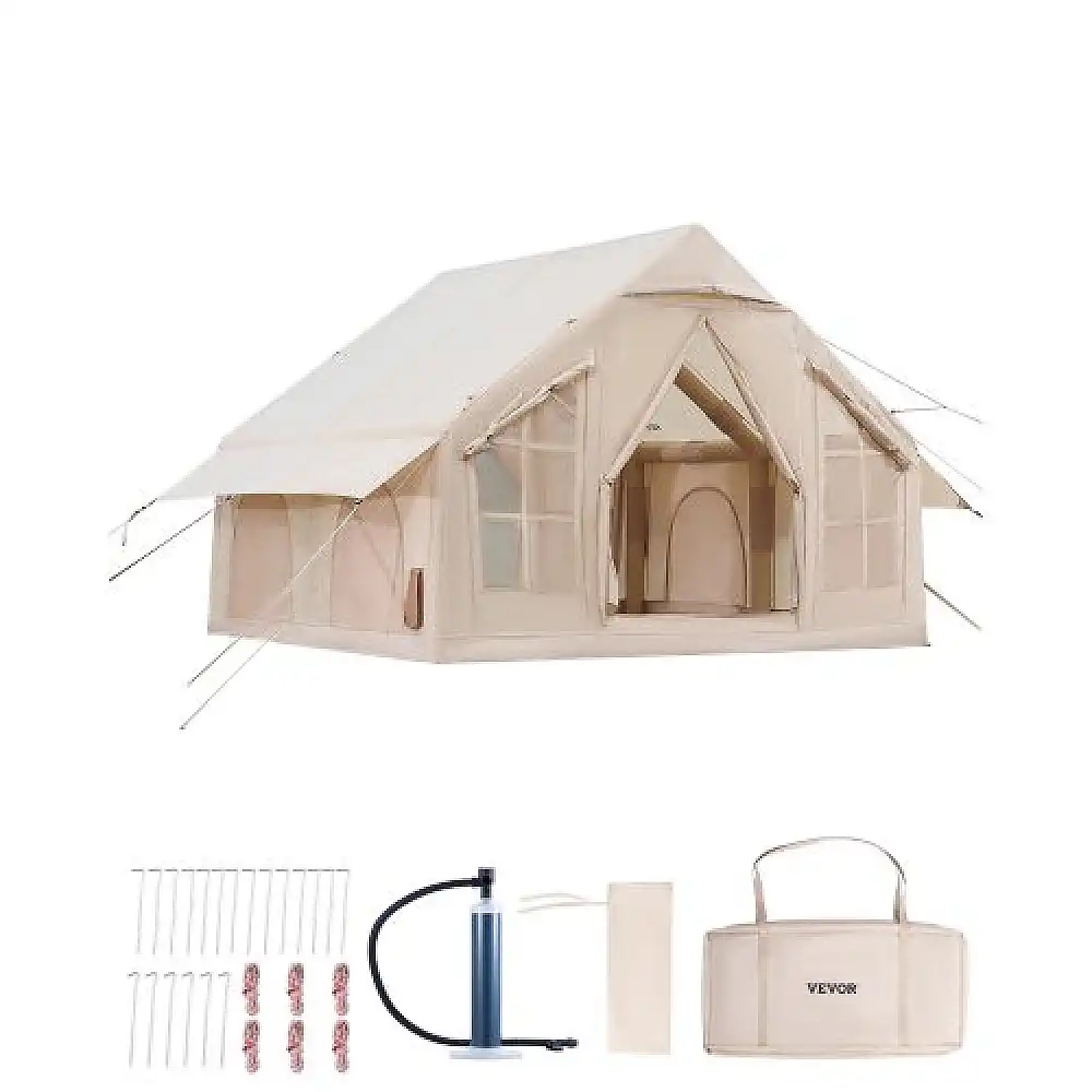 VEVOR Φουσκωτή Σκηνή Glamping 4-6 Ατόμων με Αντλία Εύκολη Στήσιμο KJZP331MCQWZC4B47V0
