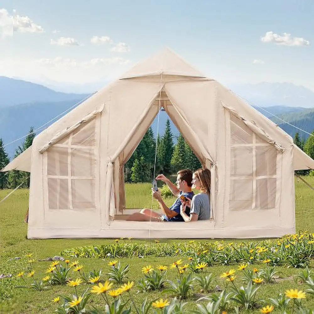 VEVOR Φουσκωτή Σκηνή Glamping 4-6 Ατόμων με Αντλία Εύκολη Στήσιμο KJZP331MCQWZC4B47V0
