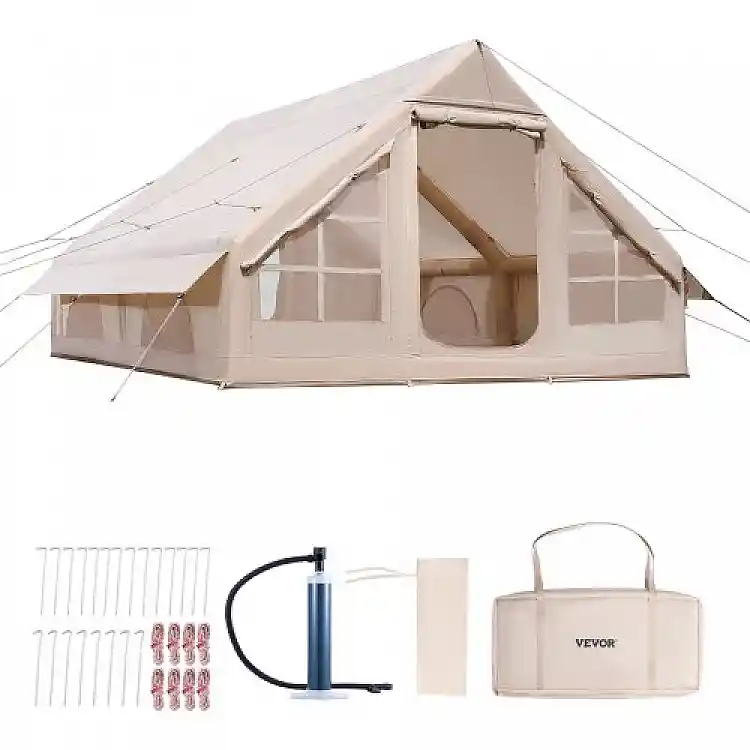 VEVOR Φουσκωτή Σκηνή Glamping 5-8 Ατόμων με Αντλία KJZP431MCQWZUXN7IV0