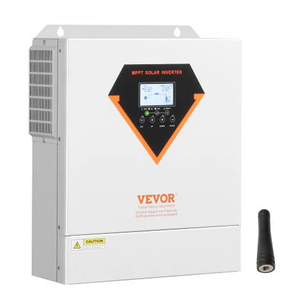 VEVOR Υβριδικός Ηλιακός Αντιστροφέας 3500W 220/230V WiFi 100A MPPT Ελεγκτής LWGPNKYTJ230DIY24V7 VEVOR Υβριδικός Ηλιακός Αντιστροφέας 3500W 220/230V WiFi 100A MPPT Ελεγκτής LWGPNKYTJ230DIY24V7