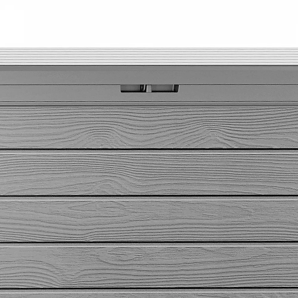 Casaria Κουτί Αποθήκευσης Woody Γκρι Ξύλινη Όψη 280L 108981