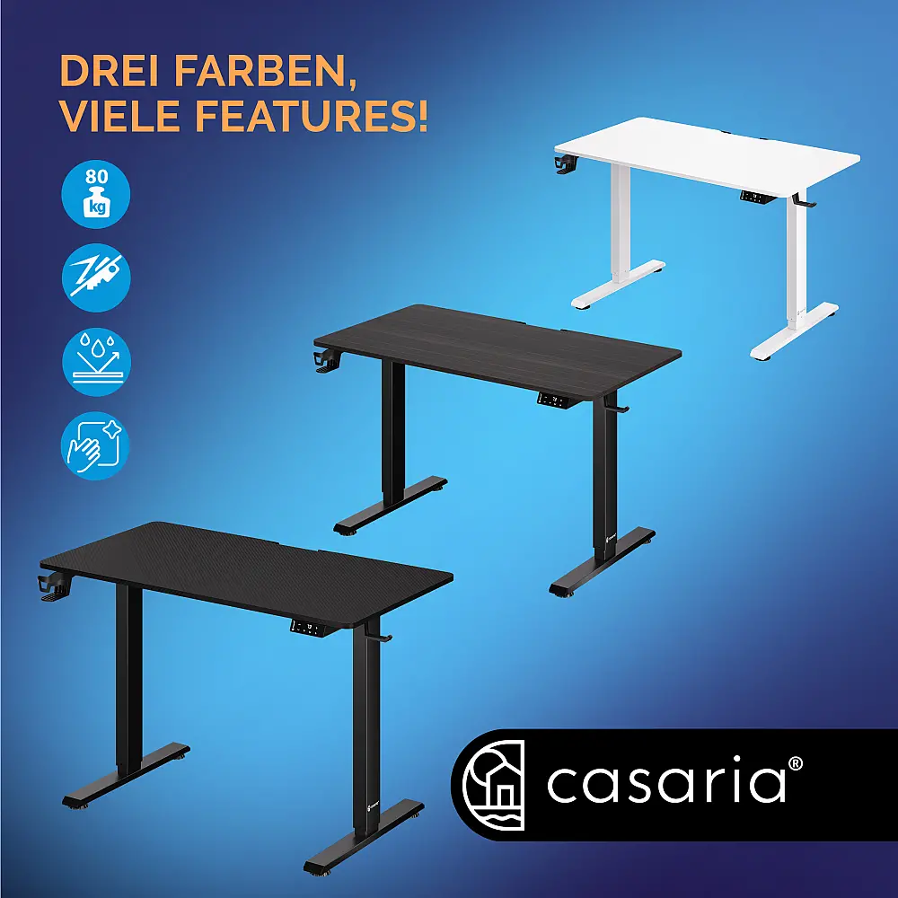 Casaria Ρυθμιζόμενο Γραφείο Καφέ 110x60x73-118εκ 109357