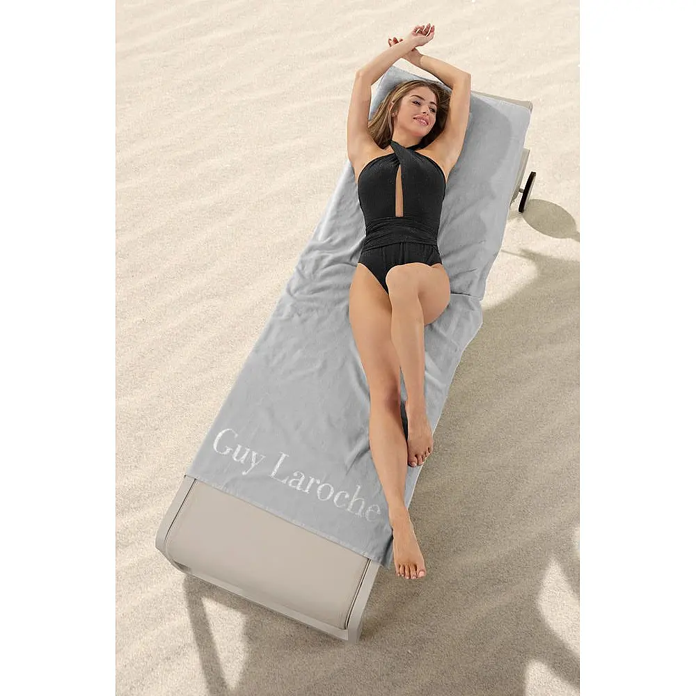 Guy Laroche Πετσέτα Θαλάσσης Oceano Silver 80x170, 1130090122003