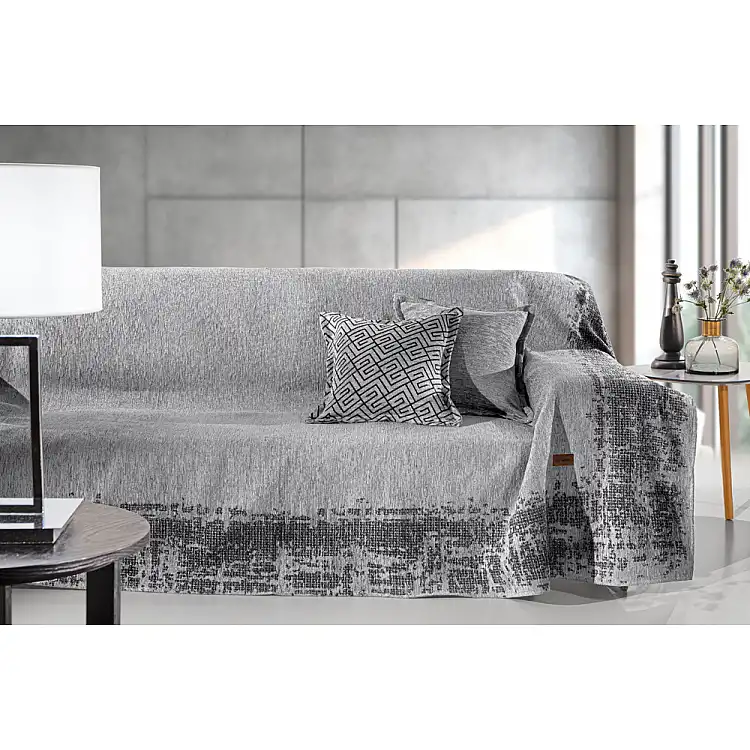 Guy Laroche Ριχτάρι Καναπέ Perth Silver (Τριθέσιος) 180x300, 1133030224026