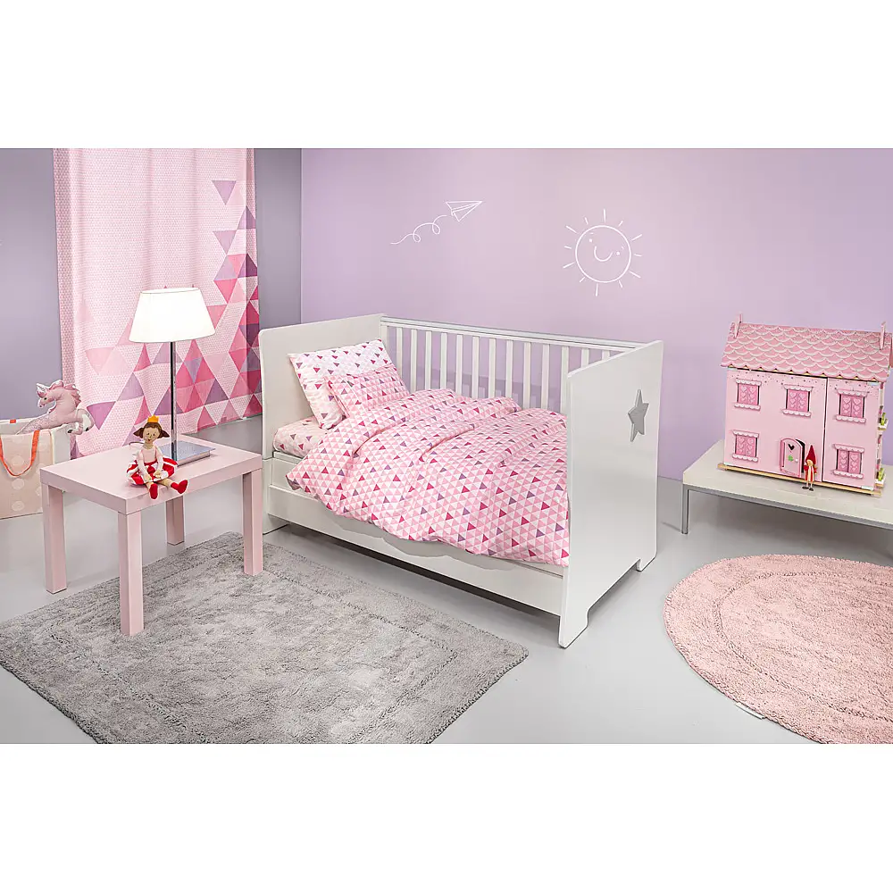 Guy Laroche Σετ 3τμχ Βρεφικά Σεντόνια Two 2 Twenty Fuchsia 115x170, 1110092224152