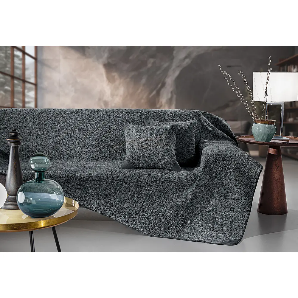 Guy Laroche Ριχτάρι Lama Anthracite 170x150, 1133086224013 Guy Laroche Ριχτάρι Lama Anthracite 170x150, 1133086224013