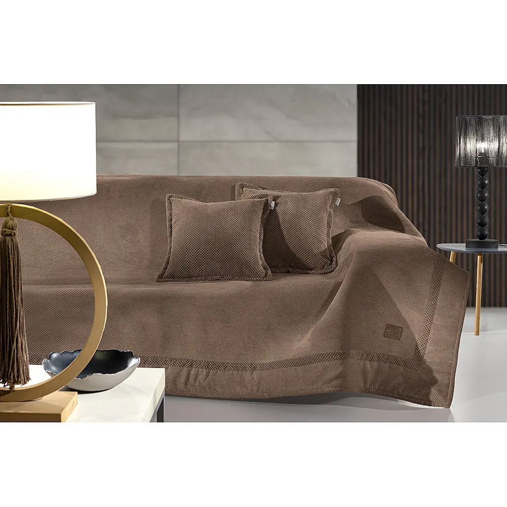 Guy Laroche Ριχτάρι Καναπέ Rubicon Latte (Τετραθέσιος) 180x350, 1133086224039