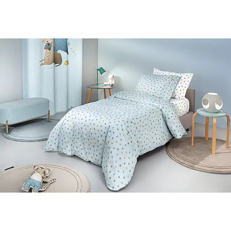 Guy Laroche Σετ 3τμχ Παιδικά Σεντόνια Paw Ciel 165x250, 1110092224160