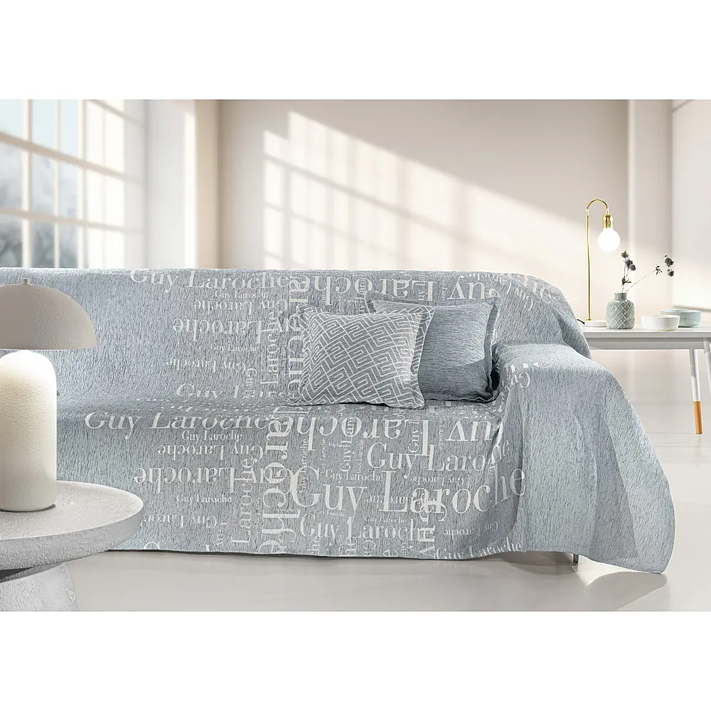 Guy Laroche Ριχτάρι Καναπέ Stamp Silver (Διθέσιος) 180x250, 1133030125005