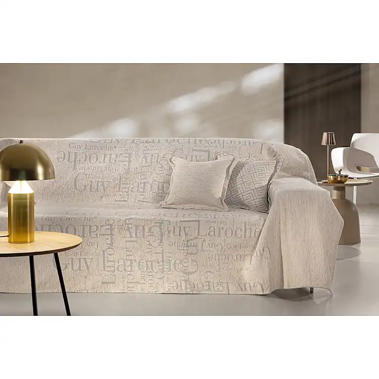 Guy Laroche Ριχτάρι Καναπέ Stamp Natural (Διθέσιος) 180x250, 1133030125001