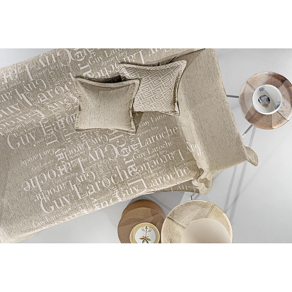 Guy Laroche Ριχτάρι Καναπέ Stamp Taupe (Διθέσιος) 180x250, 1133030125013