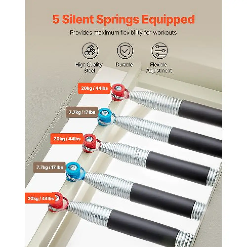 VEVOR Πτυσσόμενη Μηχανή Πιλάτες για Οικιακή Άσκηση PLTHXCTKZDRMEMMESV0