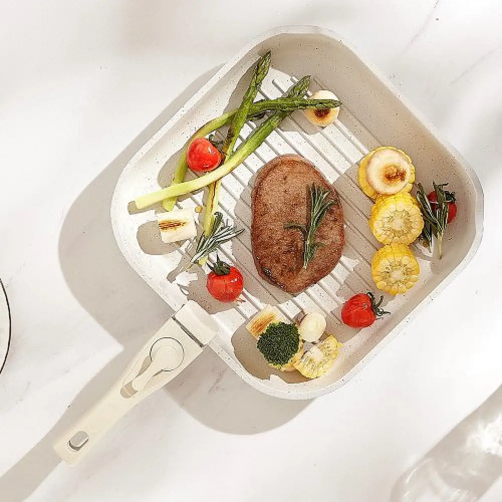 VEVOR Σετ Μαγειρικών Σκευών 17 Τεμαχίων Λευκό Γρανίτη Αντικολλητικό LGTZLGKCSB6GGB3OFV0