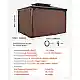 VEVOR Καφές Αδιάβροχες Κουρτίνες Κιόσκι 12' x 12' x 6.9' SMLTCL12FT12TZJSLV0