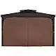 VEVOR Καφές Αδιάβροχες Κουρτίνες Κιόσκι 12' x 12' x 6.9' SMLTCL12FT12TZJSLV0